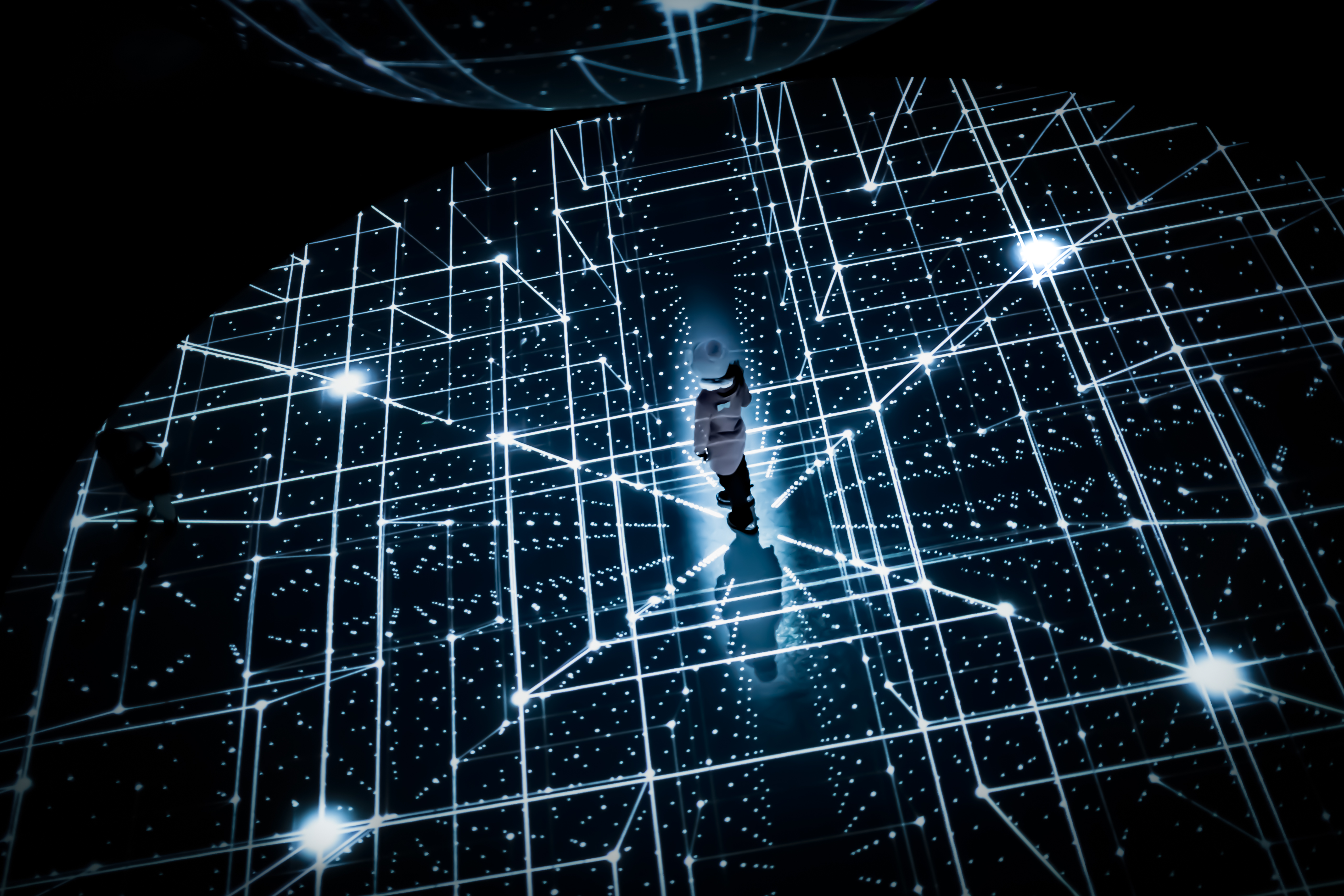 Abstract human standing